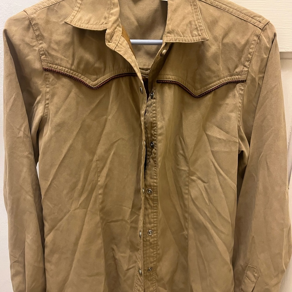 Rod’s Women’s Tan Western Shirt